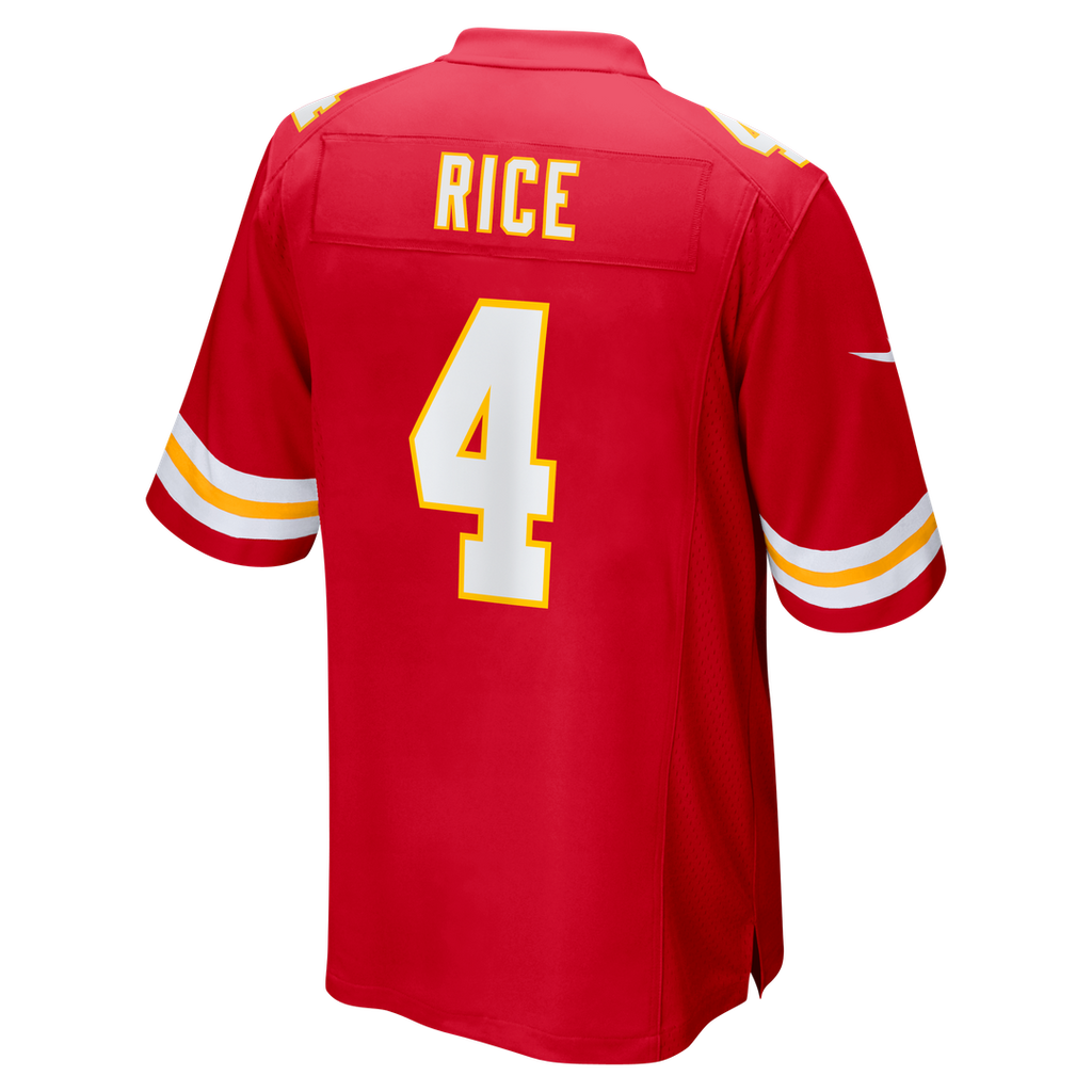 Kansas City Chiefs Rashee Rice Nike Red Game Jersey product image 3, provided for visual reference and product detail review