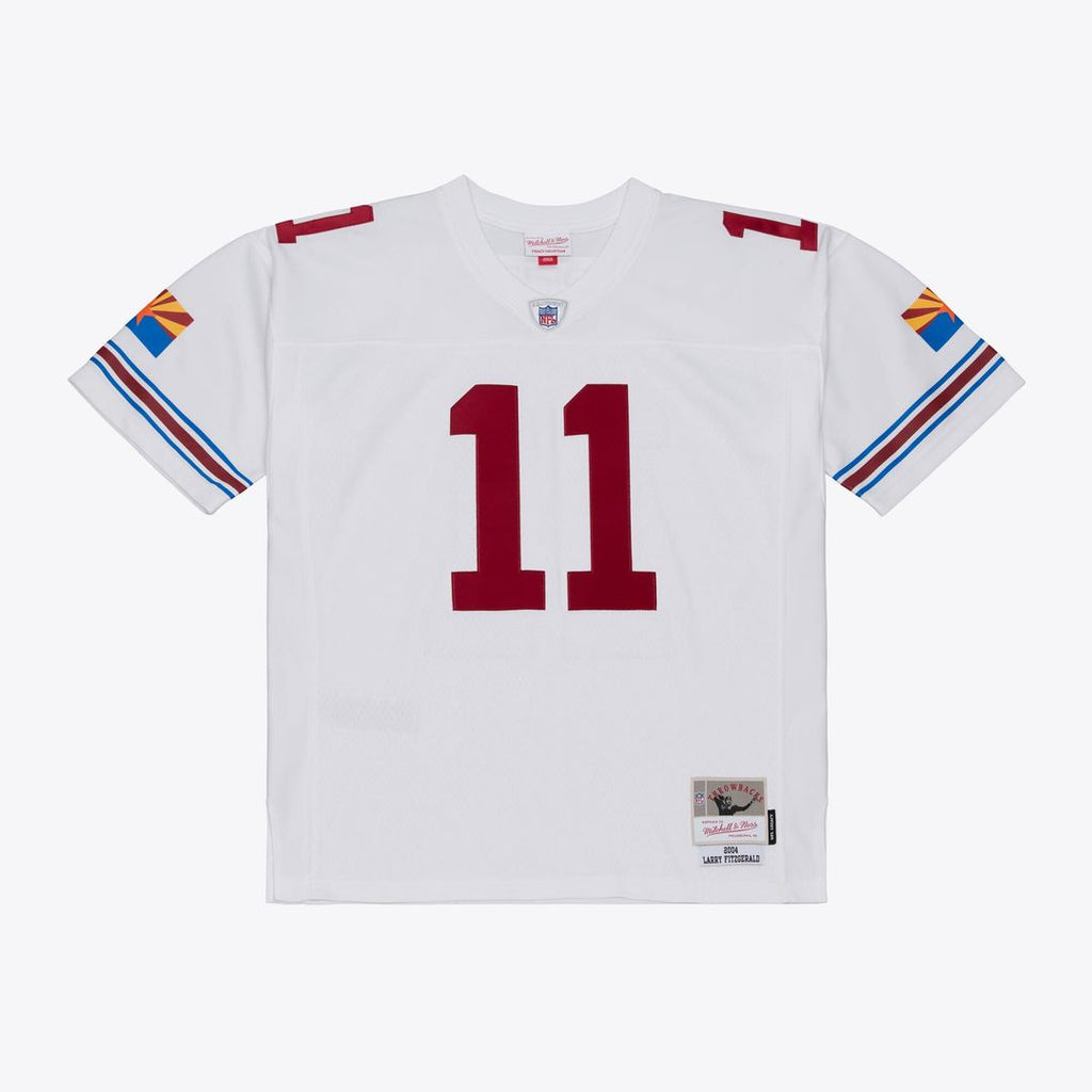 Arizona Cardinals Larry Fitzgerald Mitchell & Ness White 2004 Legacy Replica Player Jersey product image 1, provided for