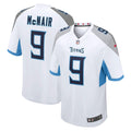 Tennessee Titans Steve McNair Nike White Retired Player Game Jersey product image 1, provided for visual reference and