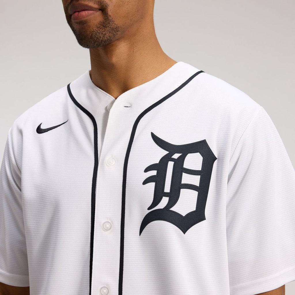 Detroit Tigers Nike White Home Replica Jersey product image 8, provided for visual reference and product detail review