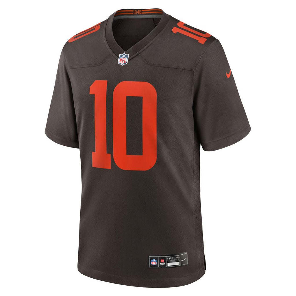 Cleveland Browns Quinshon Judkins Nike Brown Alpha Dawg Game Jersey product image 2, provided for visual reference and