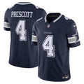 Dallas Cowboys Dak Prescott Nike Navy Vapor F.U.S.E. Limited Jersey product image 1, provided for visual reference and