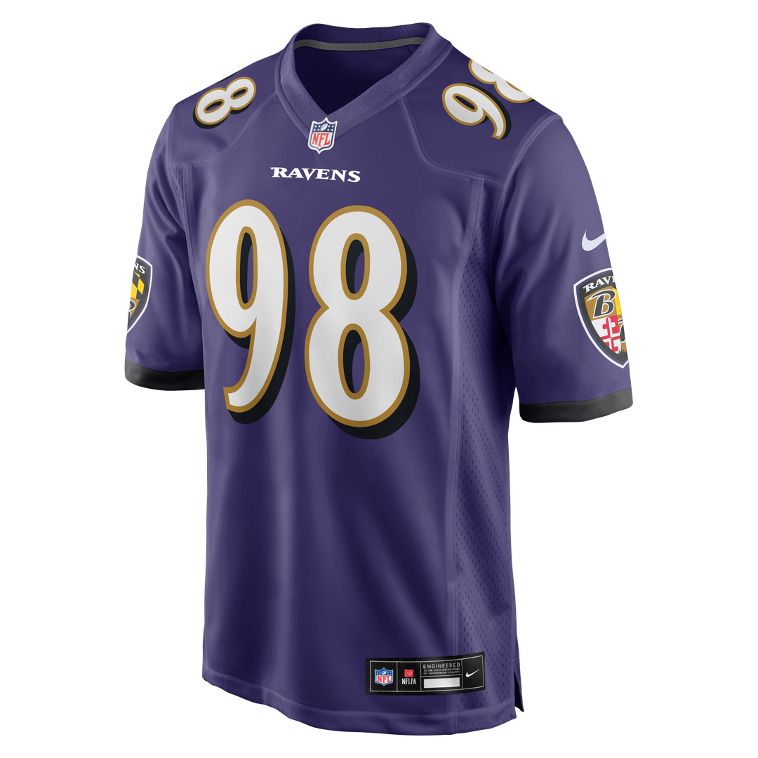 Baltimore Ravens Tony Siragusa Nike Purple Game Retired Player Jersey product image 2, provided for visual reference and