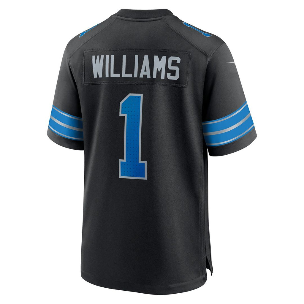 Detroit Lions Jameson Williams Nike Blue Game Player Jersey product image 13, provided for visual reference and product