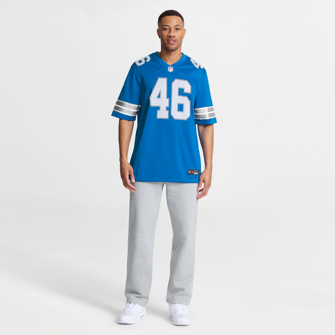 Detroit Lions Jack Campbell Nike Blue Game Jersey product image 15, provided for visual reference and product detail review