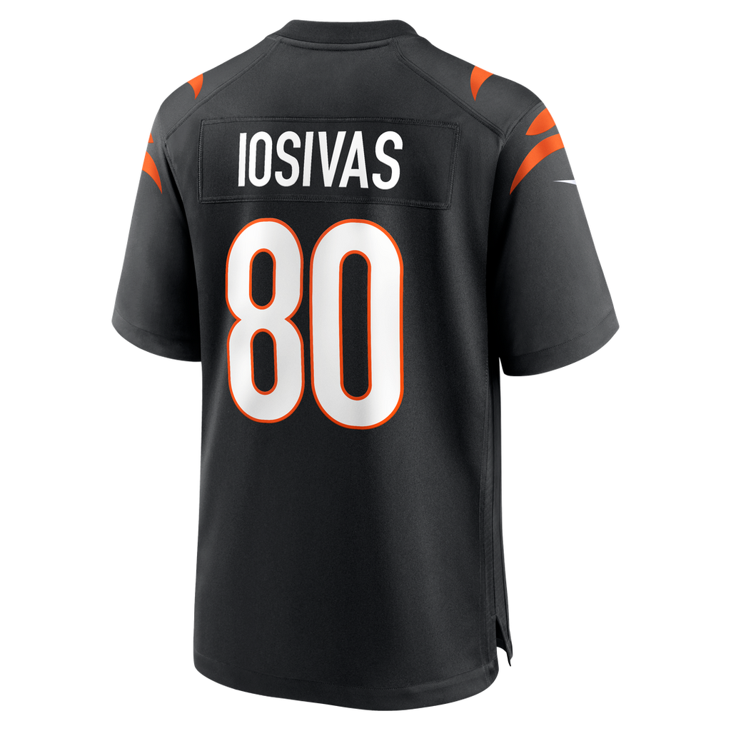 Cincinnati Bengals Andrei Iosivas Nike Black Team Game Jersey product image 3, provided for visual reference and product