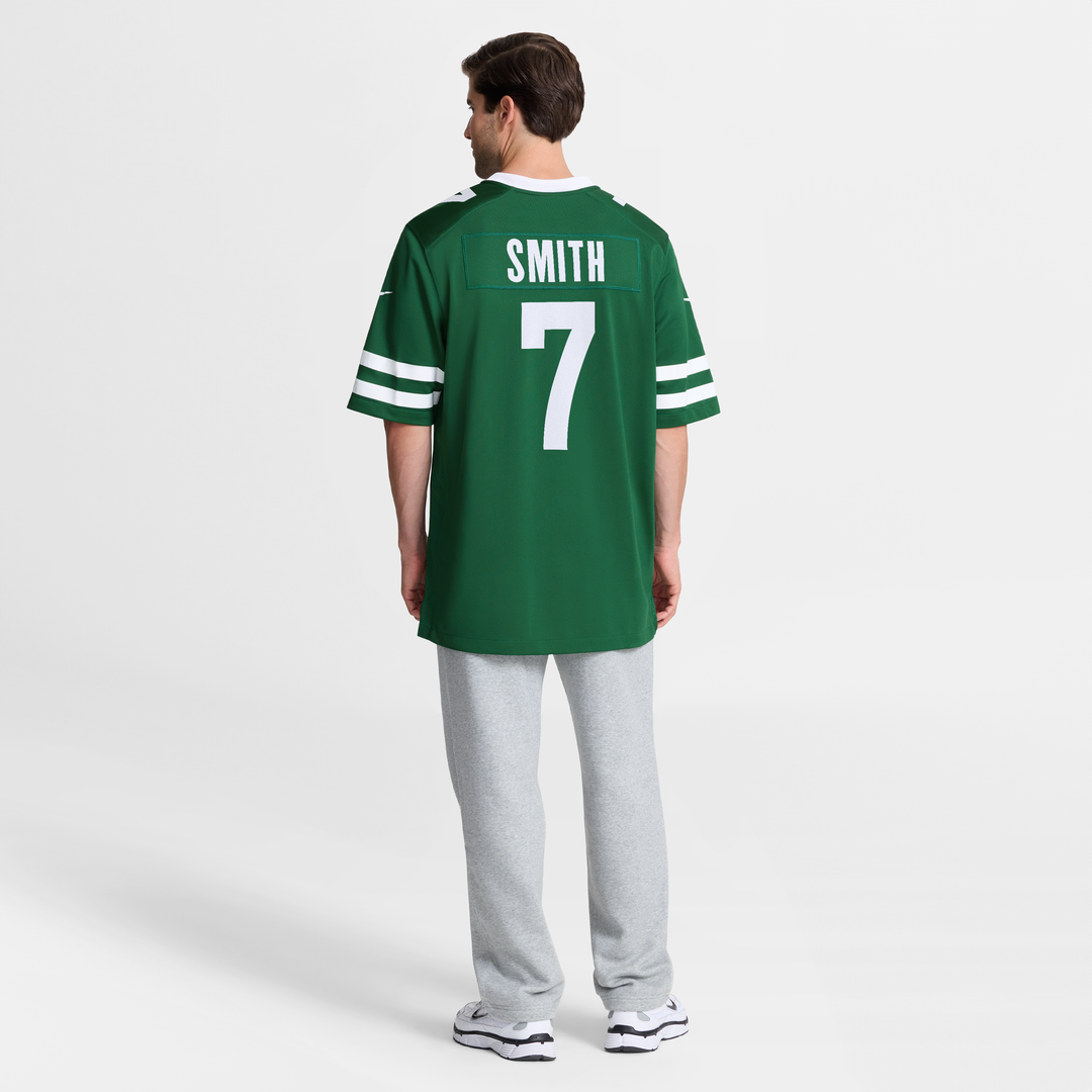 New York Jets Geno Smith Nike Legacy Green Game Jersey product image 5, provided for visual reference and product detail
