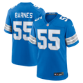 Detroit Lions Derrick Barnes Nike Blue Team Game Jersey product image 1, provided for visual reference and product detail