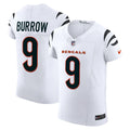 Cincinnati Bengals Joe Burrow Nike White Vapor F.U.S.E. Elite Jersey product image 1, provided for visual reference and