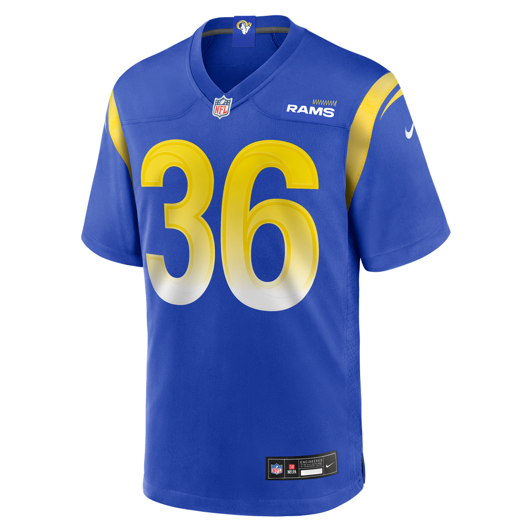Los Angeles Rams Charles Woods Nike Royal Game Jersey product image 2, provided for visual reference and product detail