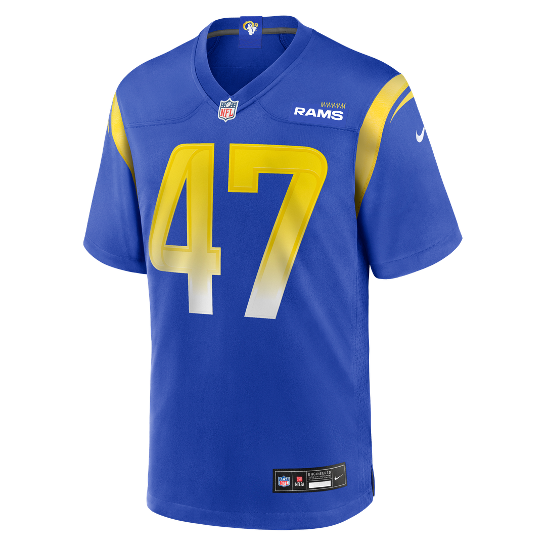 Los Angeles Rams Alex Ward Nike Royal Home Game Jersey product image 2, provided for visual reference and product detail