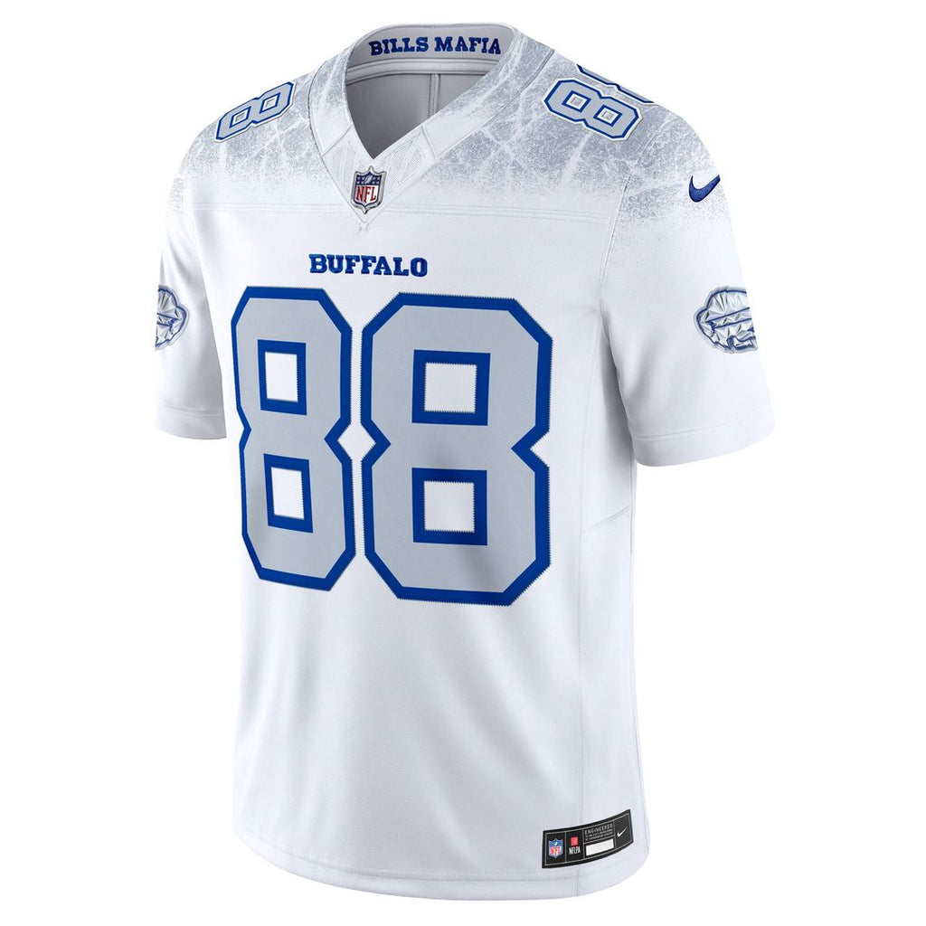 Buffalo Bills Dawson Knox Nike White Rivalries Collection Stitched Limited Jersey product image 2, provided for visual