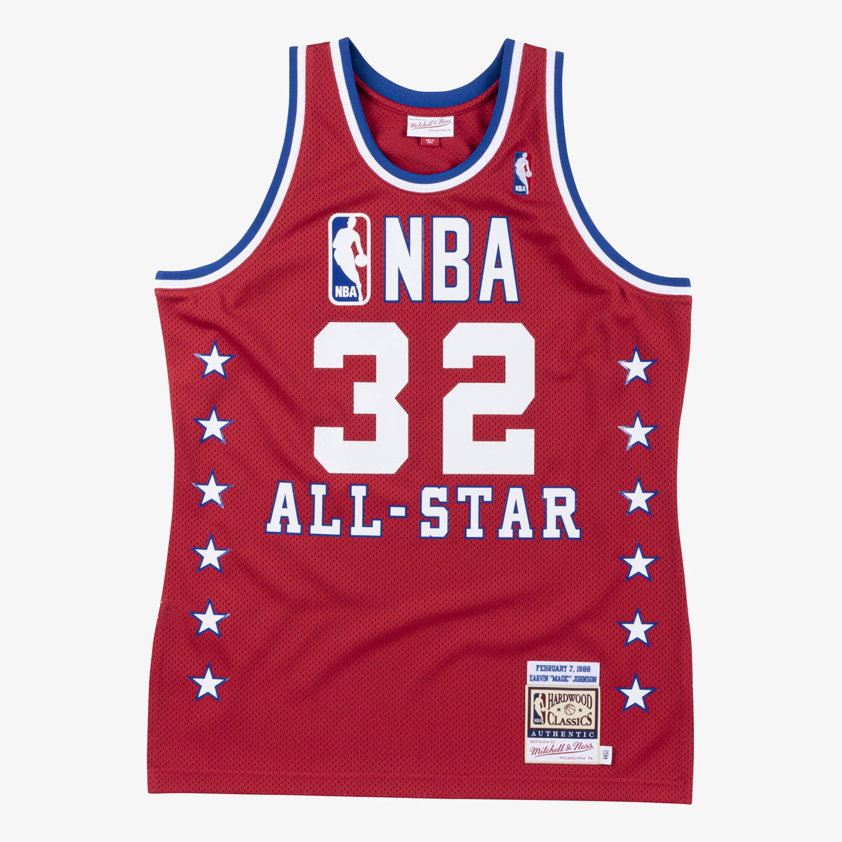 NBA All-Star West Mitchell & Ness Authentic Jersey Magic Johnson 1988 product image 2, provided for visual reference and