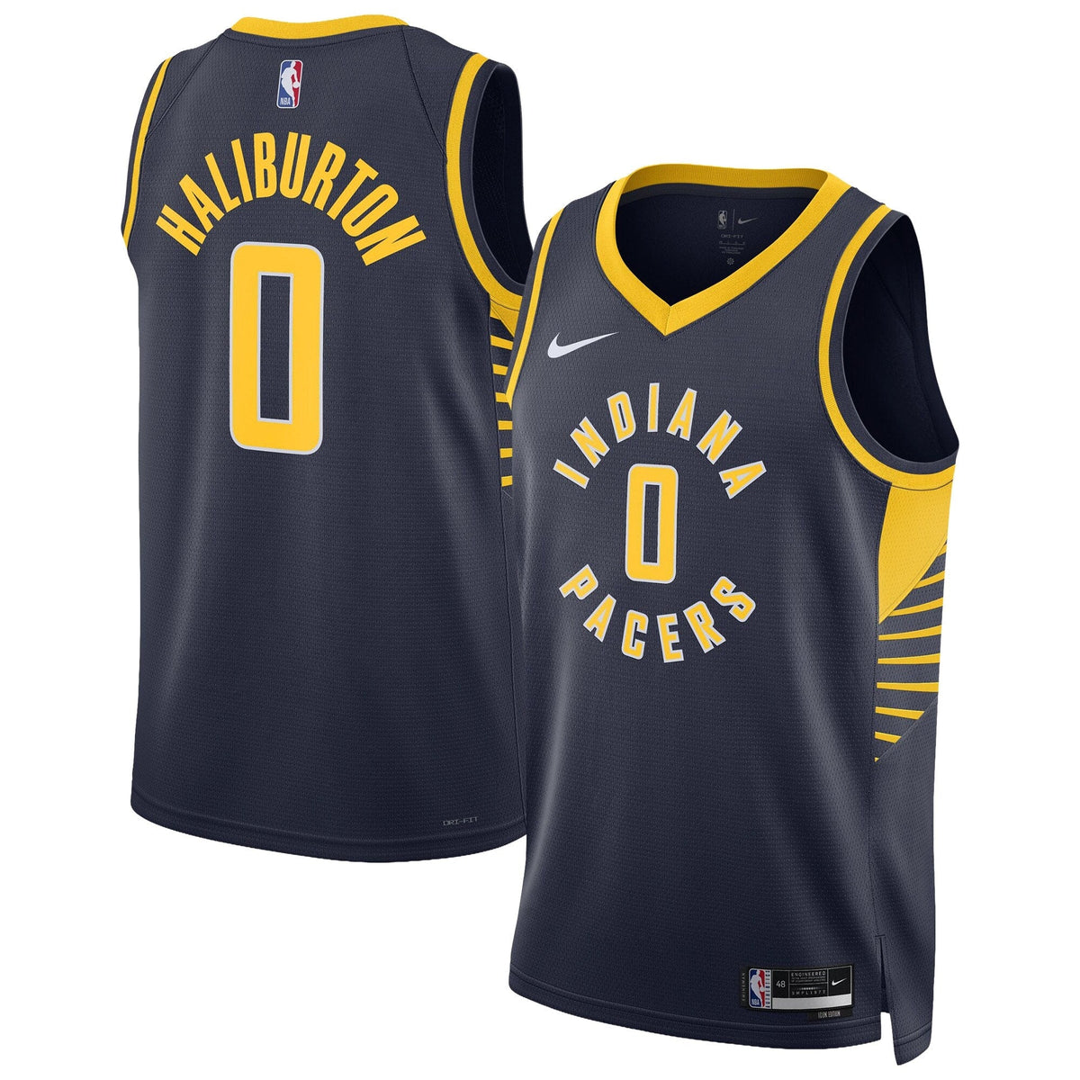 Indiana Pacers NBA Icon Swingman Jersey- Tyrese Haliburton product image 1, provided for visual reference and product detail