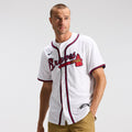 Atlanta Braves Nike White Home Limited Jersey product image 1, provided for visual reference and product detail review