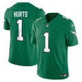 Philadelphia Eagles Jalen Hurts Nike Kelly Green Alternate Vapor F.U.S.E. Stitched Limited Jersey product image 1, provided