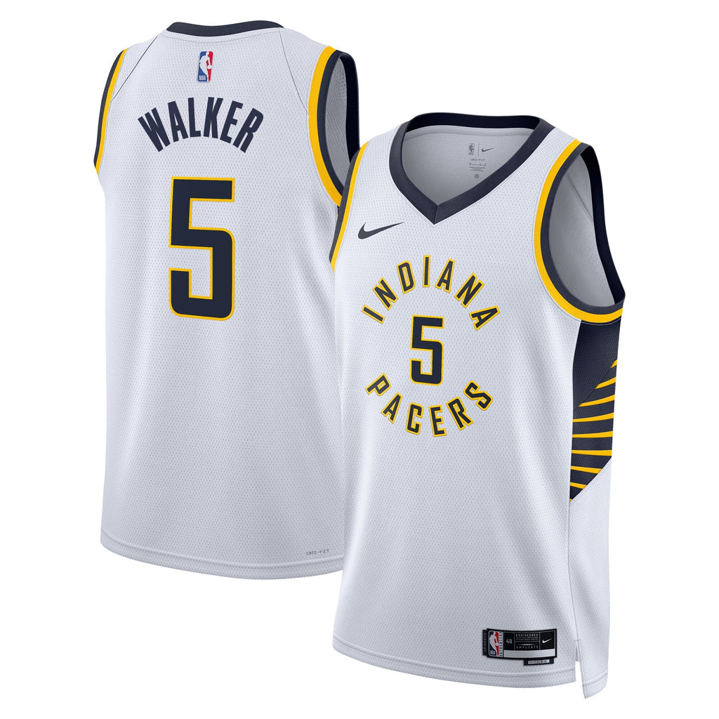 Indiana Pacers Nike Association Edition Swingman Jersey - White - Jarace Walker - Unisex product image 2, provided for