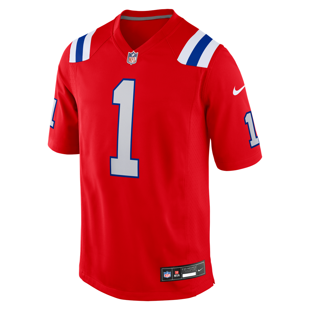 New England Patriots A.J. Brown Nike Navy Team Game Jersey product image 18, provided for visual reference and product