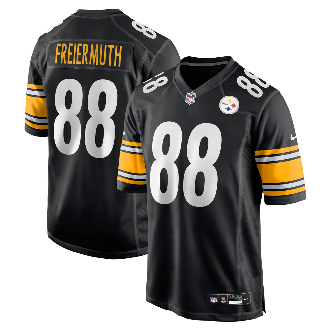 Pittsburgh Steelers Pat Freiermuth Nike Black Game Jersey product image 9, provided for visual reference and product detail