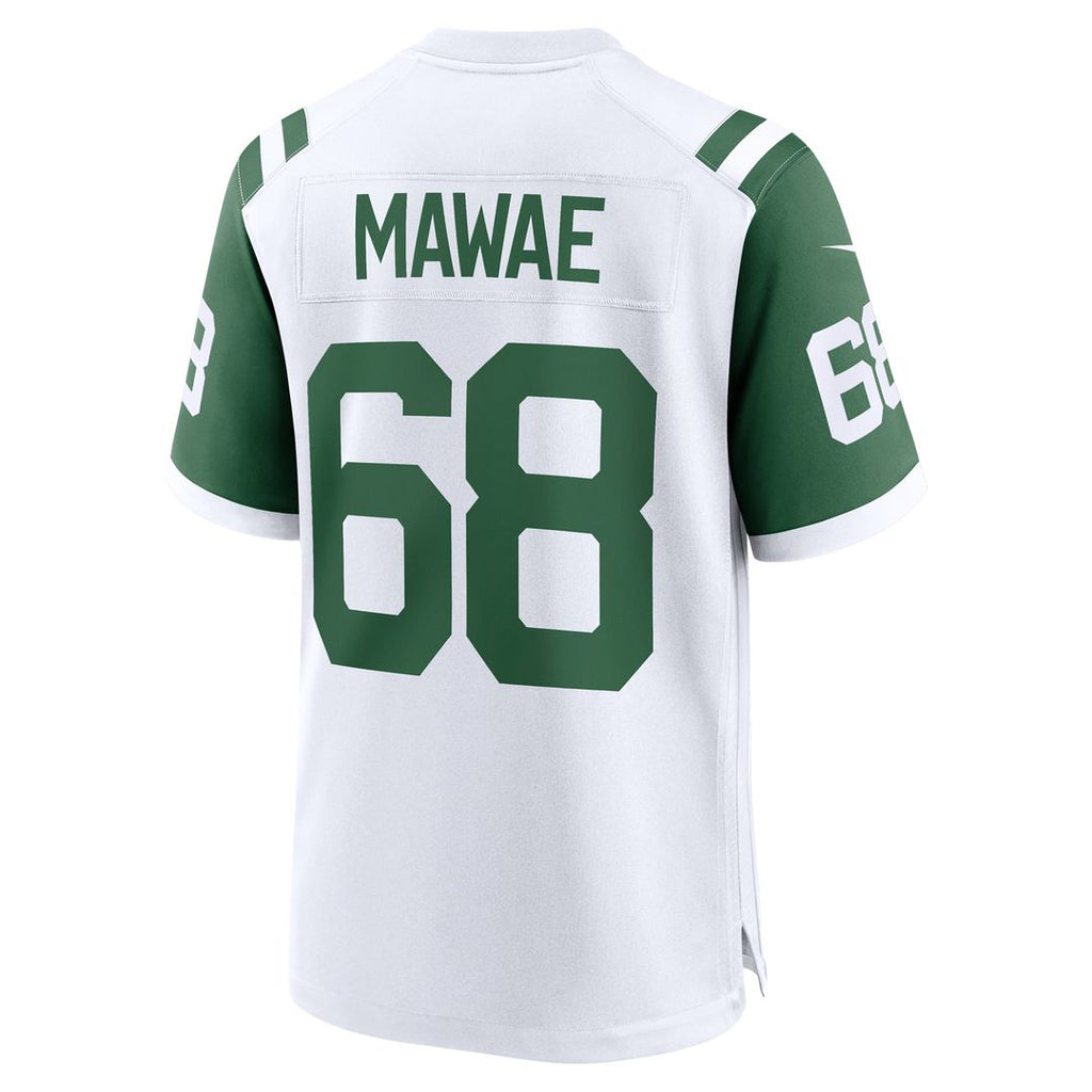 New York Jets Kevin Mawae Nike White Retired Player Alternate Game Jersey product image 3, provided for visual reference and