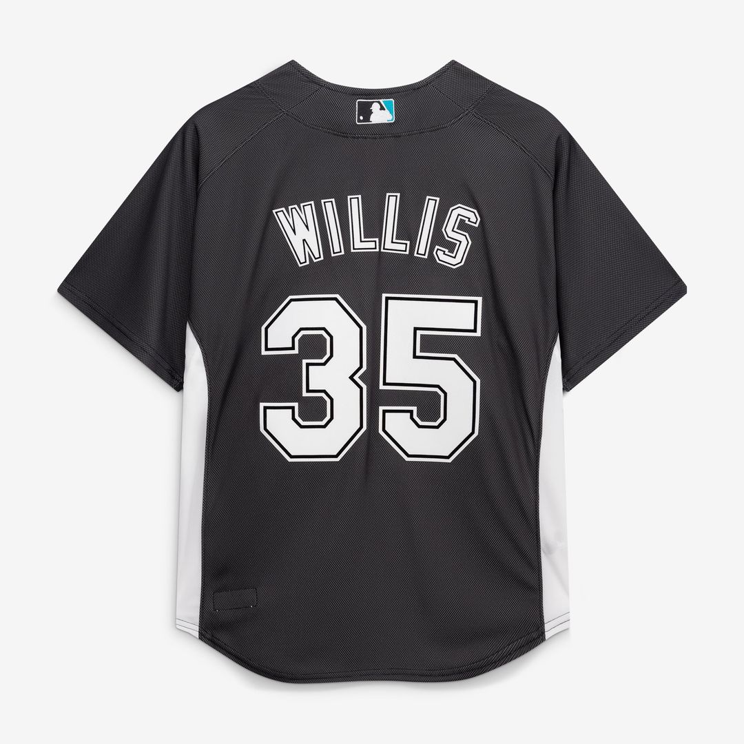Florida Marlins Dontrelle Willis Mitchell & Ness Black Authentic Batting Practice Jersey product image 3, provided for