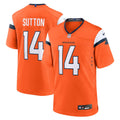 Denver Broncos Courtland Sutton Nike Orange Mile High Collection Game Jersey product image 1, provided for visual reference