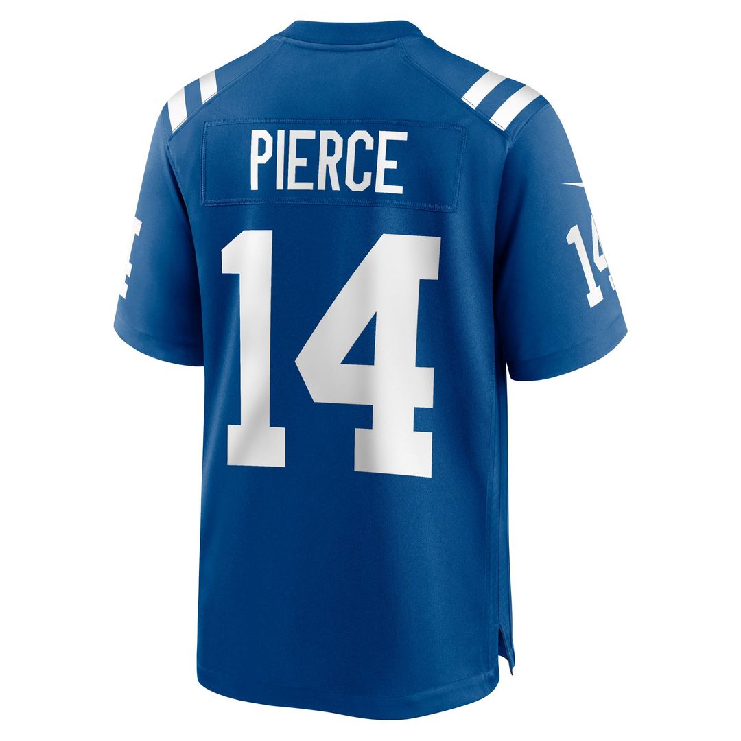 Indianapolis Colts Alec Pierce Nike Royal Player Game Jersey product image 2, provided for visual reference and product