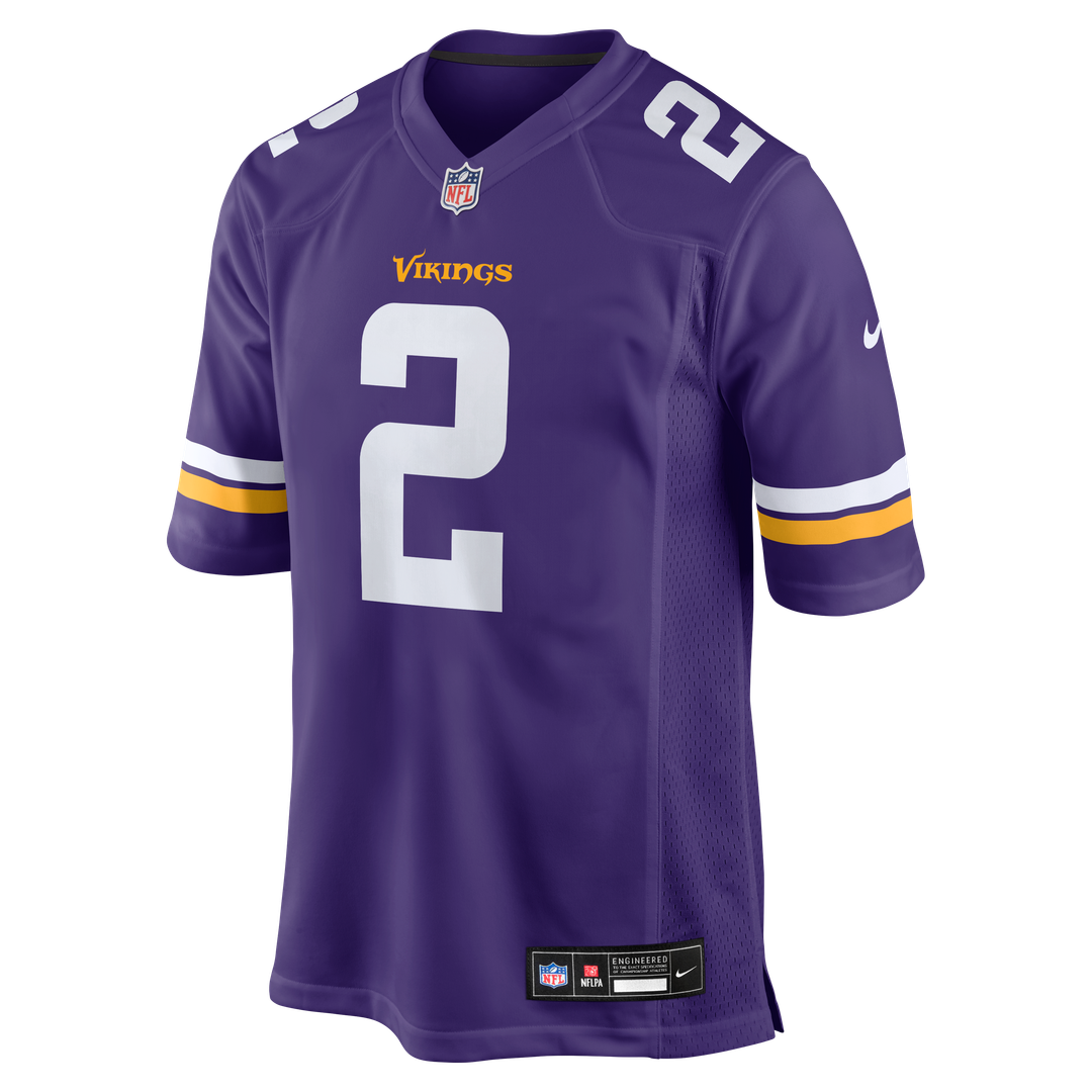Minnesota Vikings Stephon Gilmore Nike Purple Game Jersey product image 2, provided for visual reference and product detail