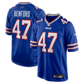 Buffalo Bills Christian Benford Nike Royal Game Jersey product image 1, provided for visual reference and product detail