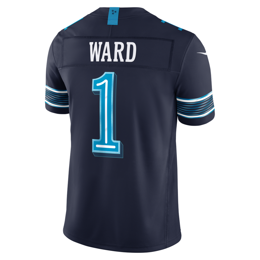 Tennessee Titans Cameron Ward Nike Navy 2026 Rivalries Collection Stitched Limited Jersey product image 5, provided for