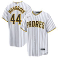 San Diego Padres Joe Musgrove Nike White Home Replica Jersey product image 1, provided for visual reference and product