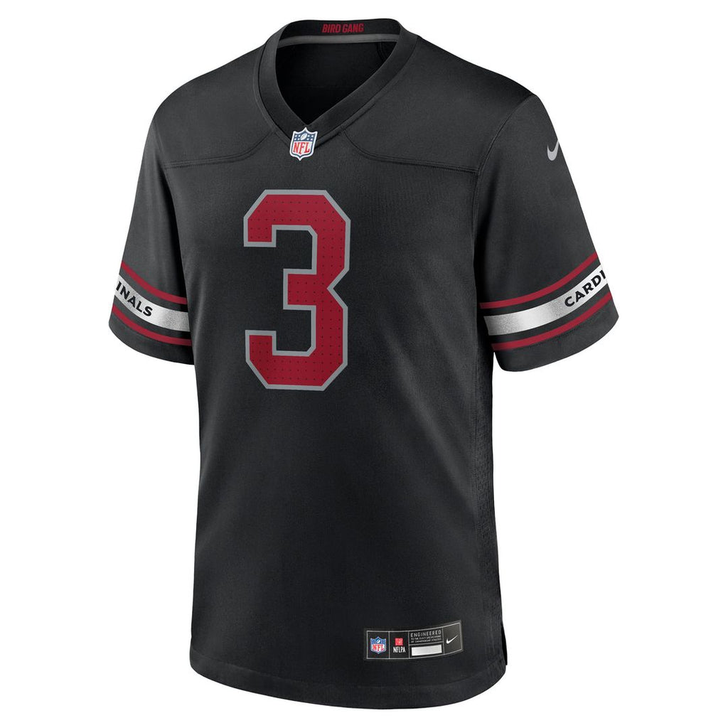 Arizona Cardinals Budda Baker Nike Black Game Jersey product image 2, provided for visual reference and product detail review