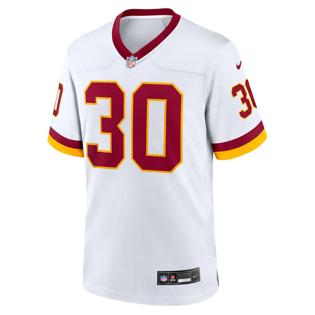 Washington Commanders Austin Ekeler Nike White Game Super Bowl Era Jersey product image 9, provided for visual reference and