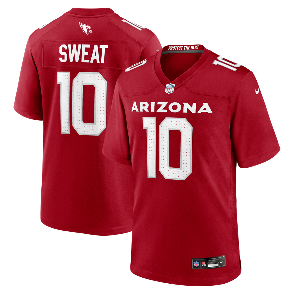 Arizona Cardinals Josh Sweat Nike Cardinal Game Player Jersey product image 1, provided for visual reference and product