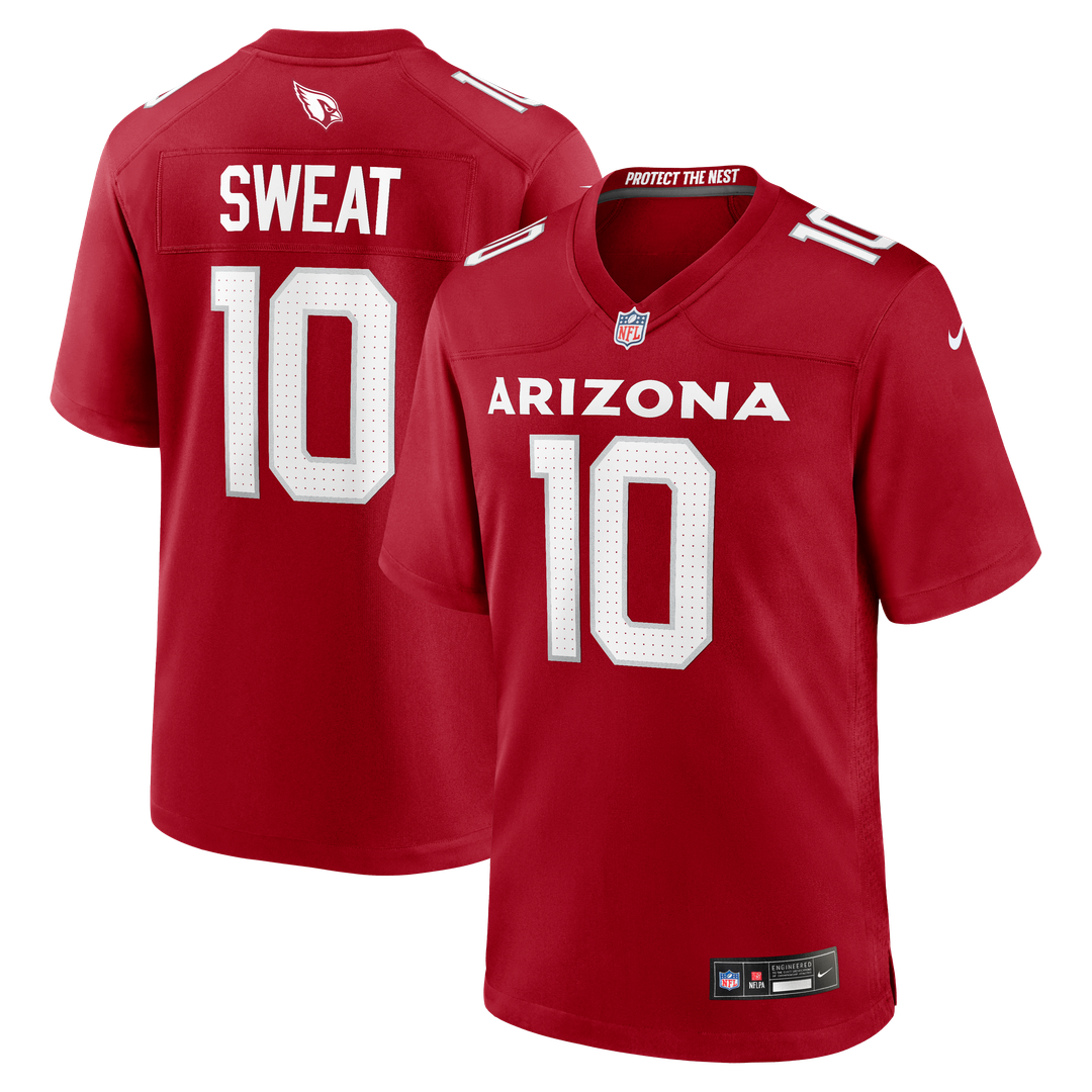 Arizona Cardinals Josh Sweat Nike Cardinal Game Player Jersey product image 1, provided for visual reference and product