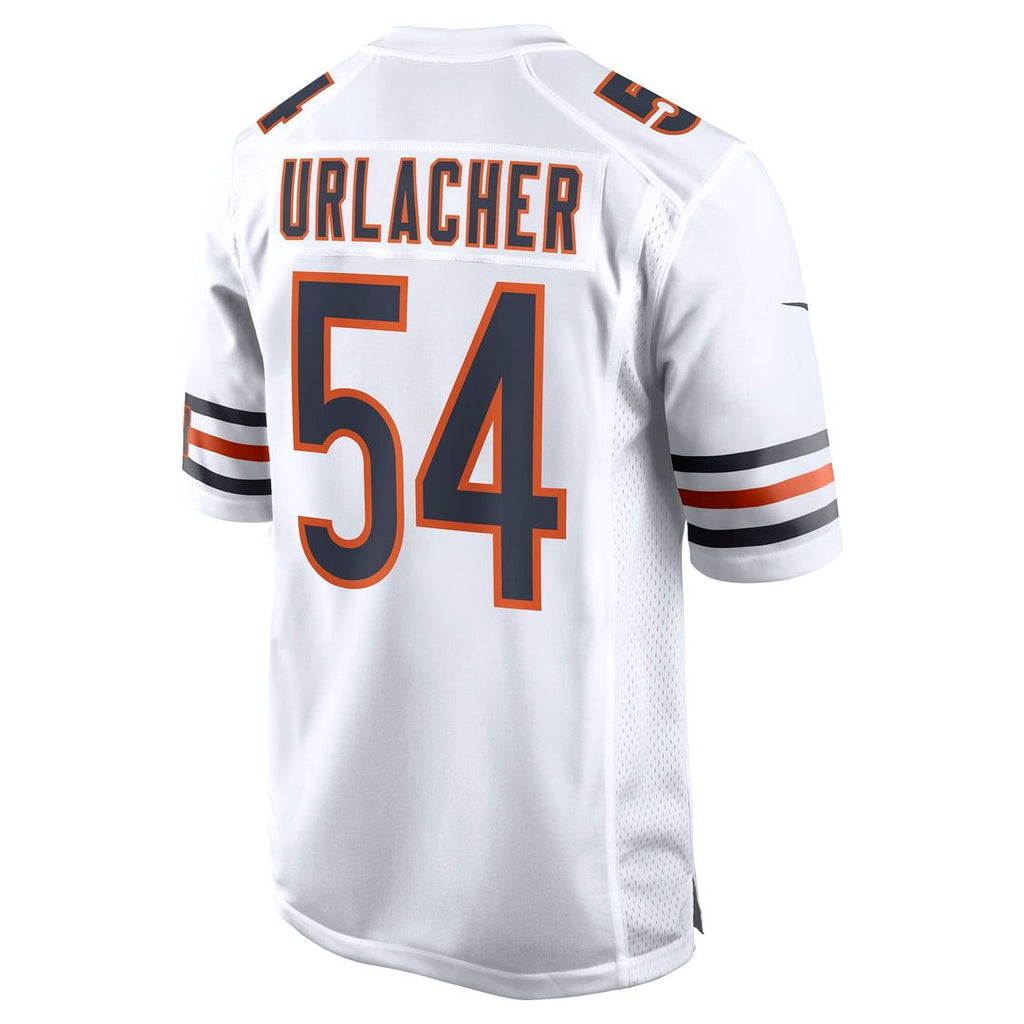 Chicago Bears Brian Urlacher Nike White Retired Player Game Jersey product image 6, provided for visual reference and