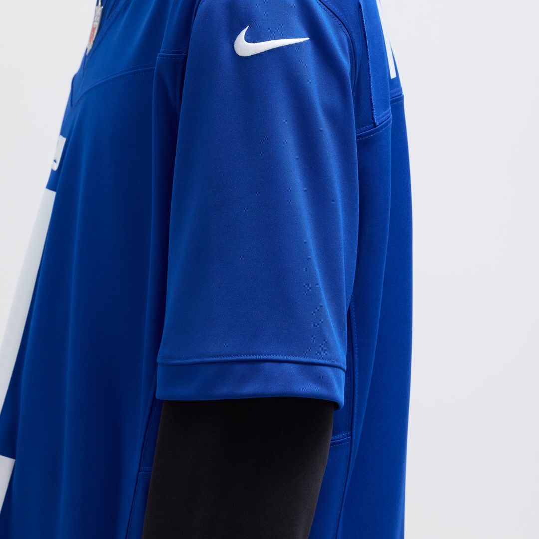 New York Giants Malik Nabers Nike Royal Vapor F.U.S.E. Limited Jersey product image 10, provided for visual reference and