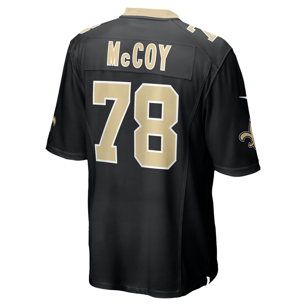 New Orleans Saints Erik Mccoy Nike Black Game Jersey product image 3, provided for visual reference and product detail review