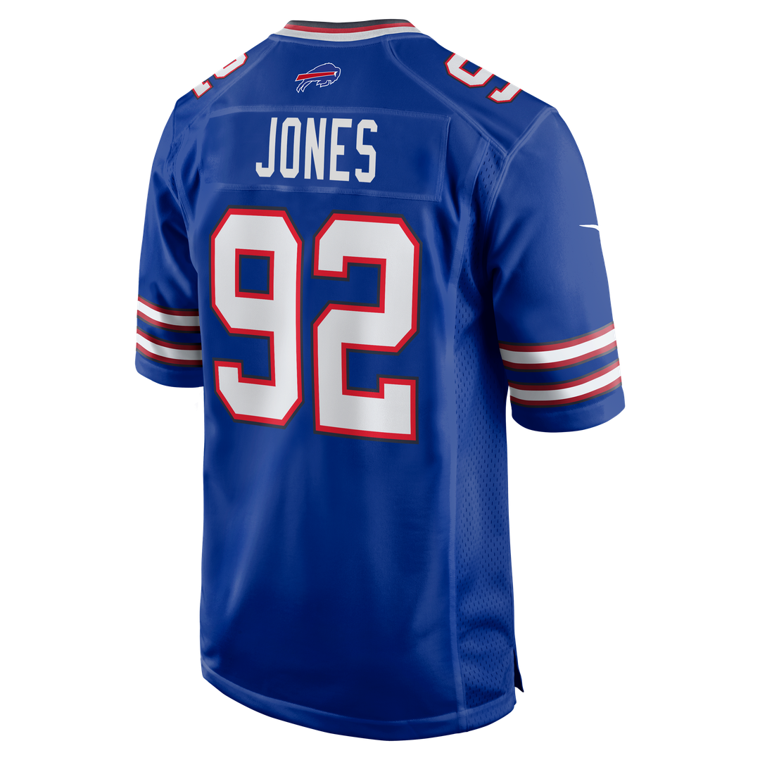 Buffalo Bills DaQuan Jones Nike Royal Game Player Jersey product image 3, provided for visual reference and product detail