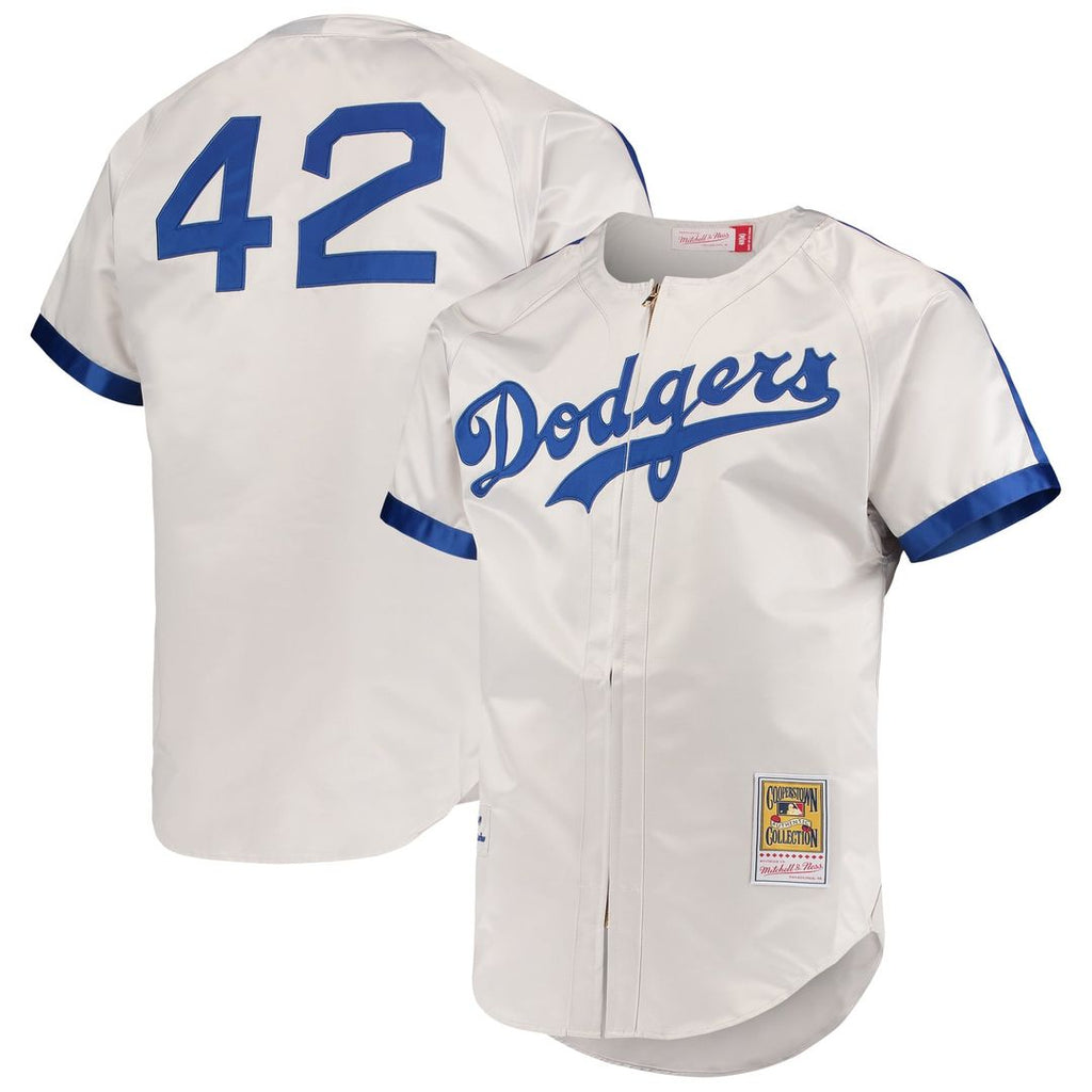 Brooklyn Dodgers Jackie Robinson Mitchell & Ness Gray Cooperstown Collection Authentic Jersey product image 1, provided for