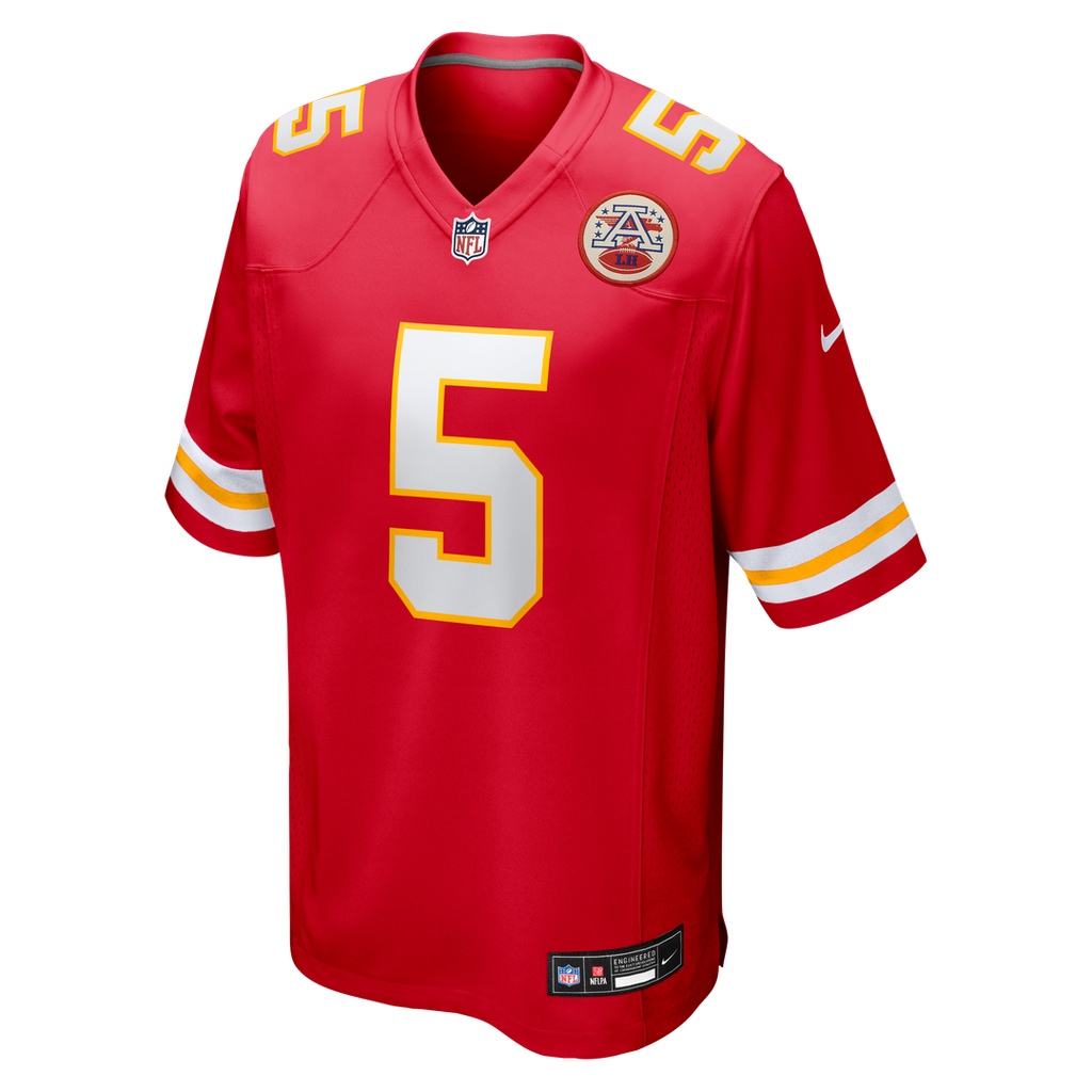 Kansas City Chiefs Mansoor Delane Nike White Game Jersey product image 10, provided for visual reference and product detail