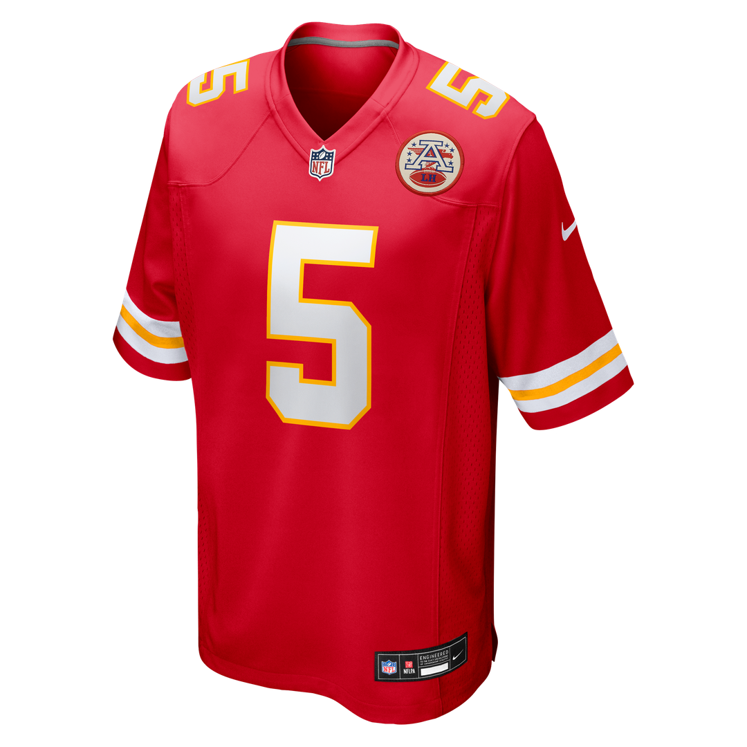 Kansas City Chiefs Mansoor Delane Nike White Game Jersey product image 10, provided for visual reference and product detail