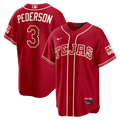 Texas Rangers Joc Pederson Nike Red 2026 City Connect Stadium Jersey product image 1, provided for visual reference and