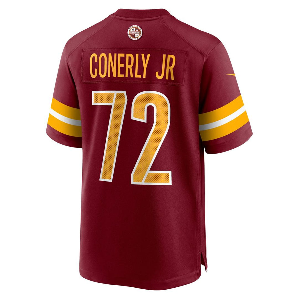 Washington Commanders Josh Conerly Jr. Nike Burgundy Team Game Jersey product image 3, provided for visual reference and
