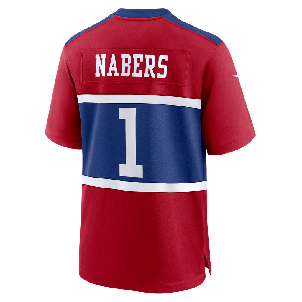 New York Giants Malik Nabers Nike Century Red Alternate Game Jersey product image 20, provided for visual reference and