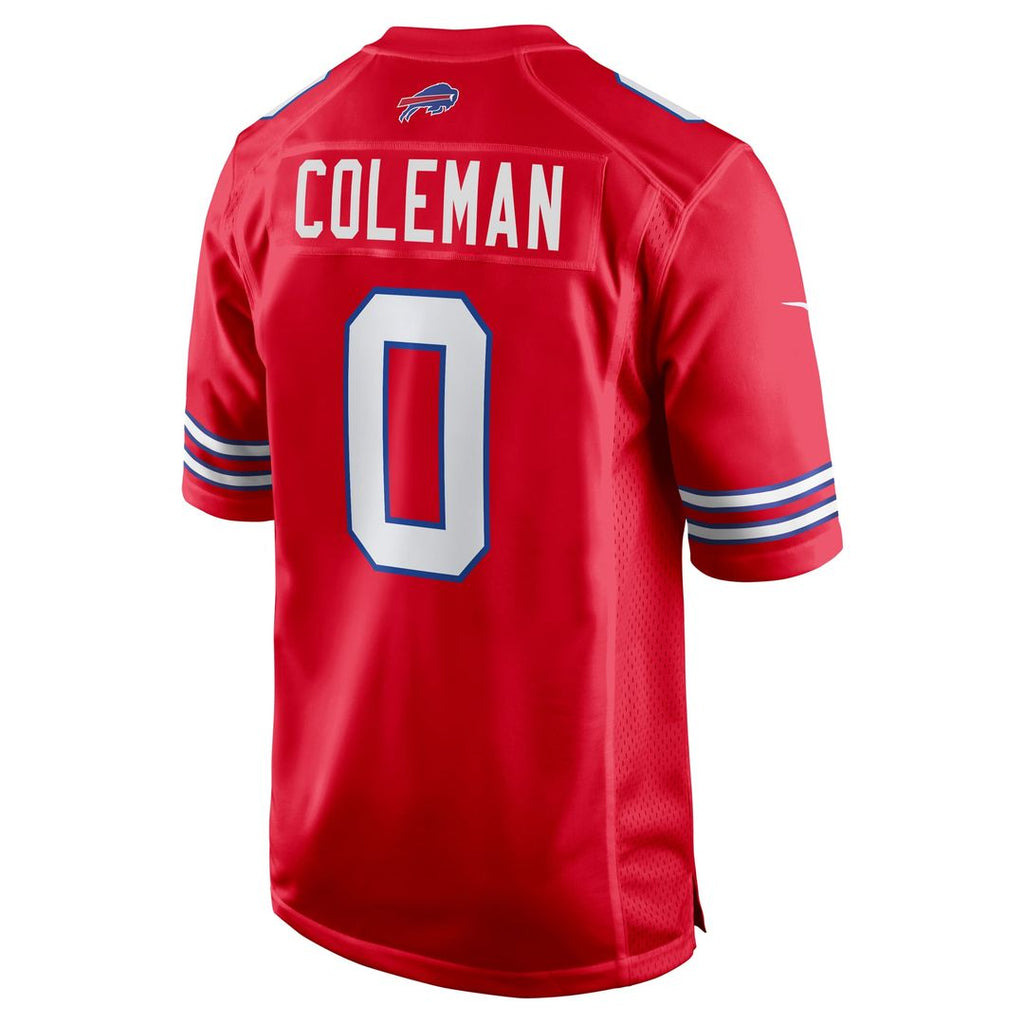 Buffalo Bills Keon Coleman Nike Red Alternate Game Jersey product image 3, provided for visual reference and product detail
