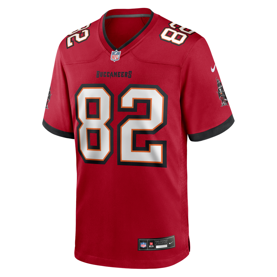 Tampa Bay Buccaneers Devin Culp Nike Red Game Jersey product image 2, provided for visual reference and product detail review