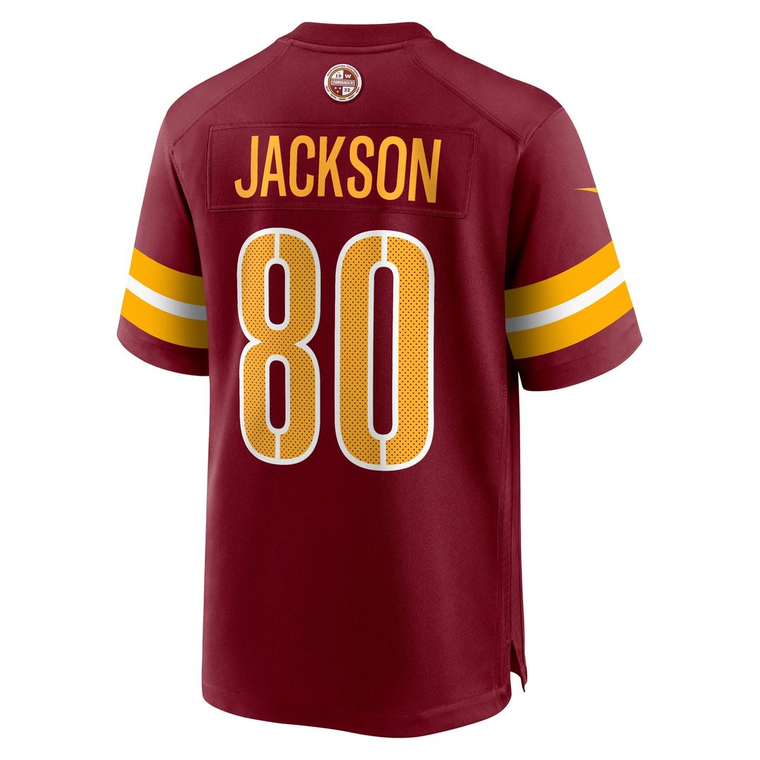 Washington Commanders Tyree Jackson Nike Burgundy Team Game Jersey product image 3, provided for visual reference and