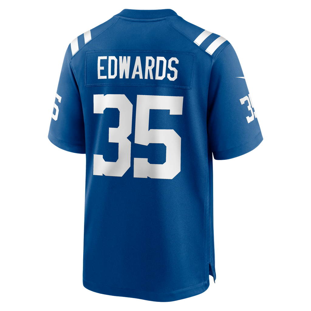 Indianapolis Colts Johnathan Edwards Nike Royal Team Game Jersey product image 3, provided for visual reference and product