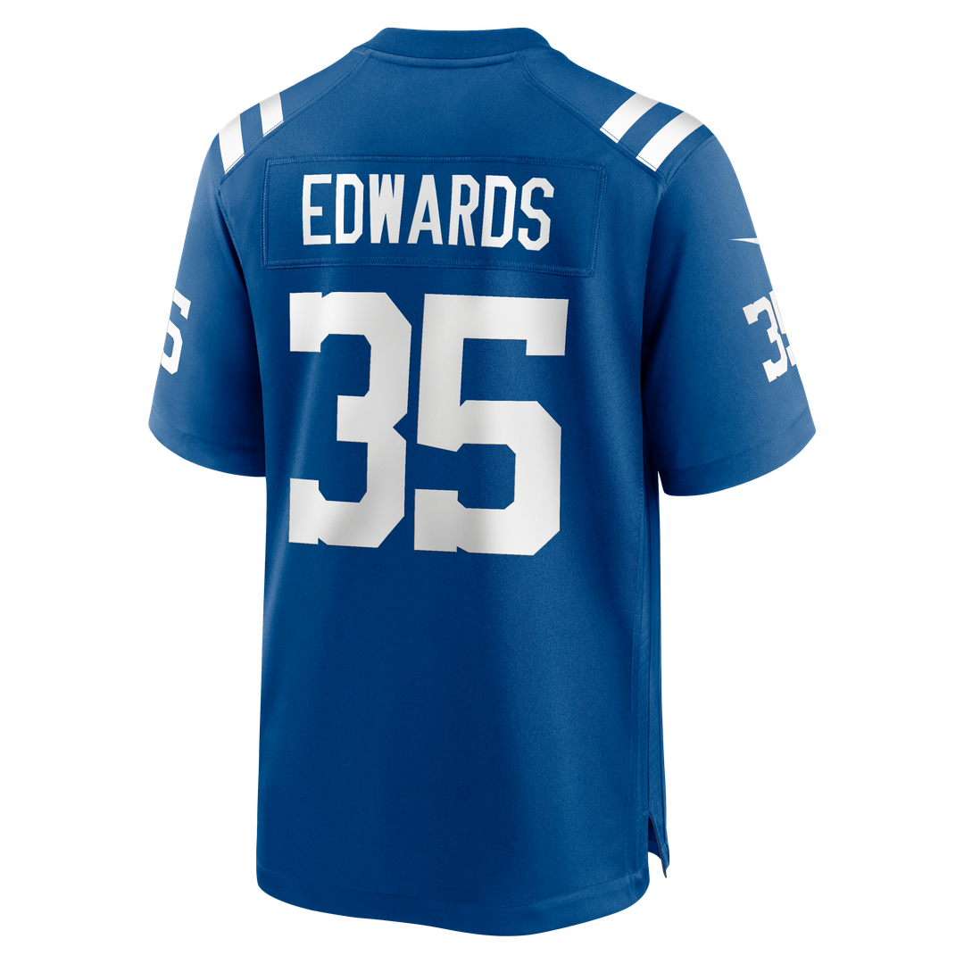 Indianapolis Colts Johnathan Edwards Nike Royal Team Game Jersey product image 3, provided for visual reference and product